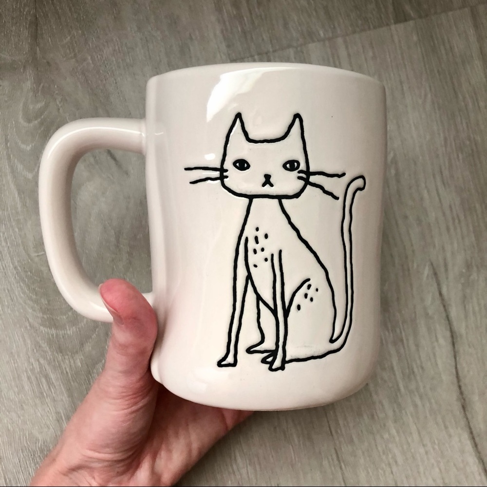 ✨HP✨ Rae Dunn Scaredy Cat Halloween Mug 🐈‍⬛ NWOT - Picture 7 of 9